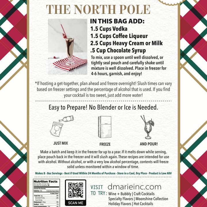 d'marie inc. - Wholesale Cocktail mix/syrup - The North Pole2