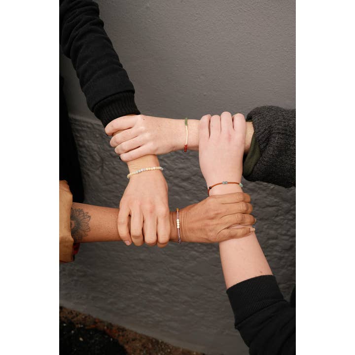 Not I But We - Wholesale Beaded Bracelet - Gratitude Mindfulness Bracelet | Gemstone Intention Bracelet4