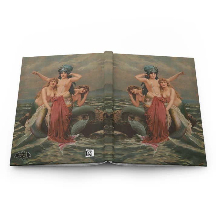 Asunder Bazaar - Wholesale Journal/Diary - Sirens Collage Matte Hardcover Journal2
