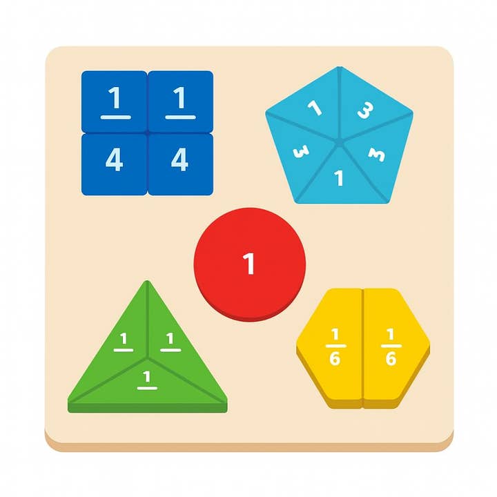 Fraction Puzzle for wholesale by 123 Baby Box