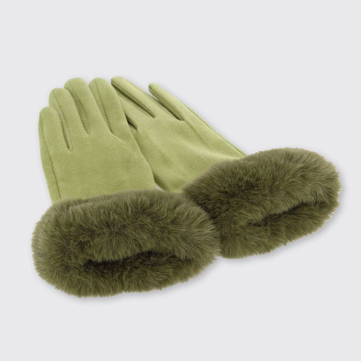 Forever England / Millie Mae – wholesale Gloves – Women's – Gloves with Faux Fur Edge8