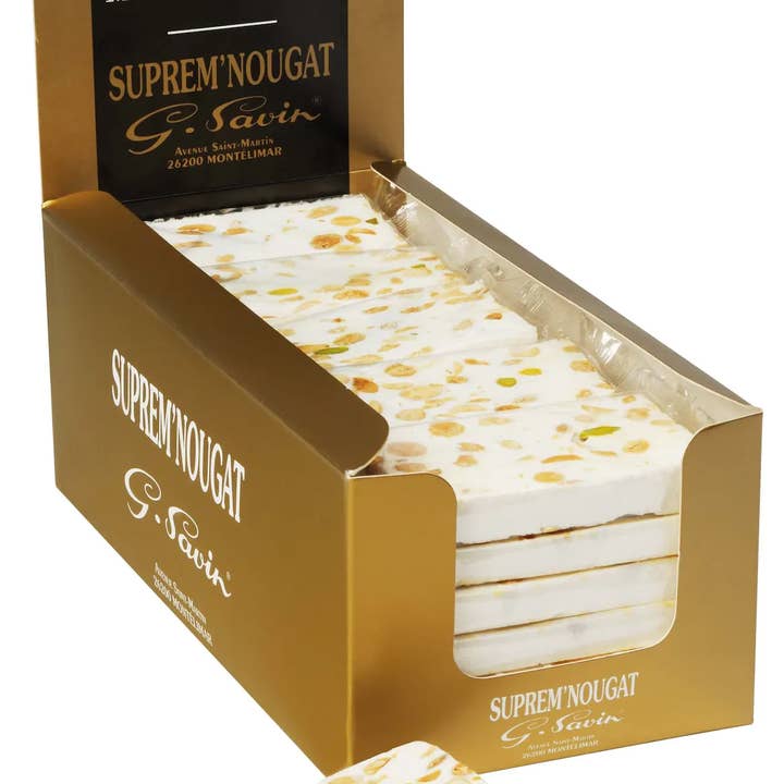 SUPREM' NOUGAT - Wholesale Noga - Display van 30 blokken van 50 g nougat uit Montélimar