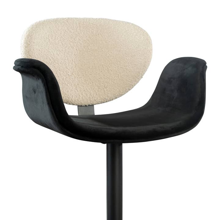 Statements by J - Wholesale Chair - Tulip Swivel Chair - Black and white