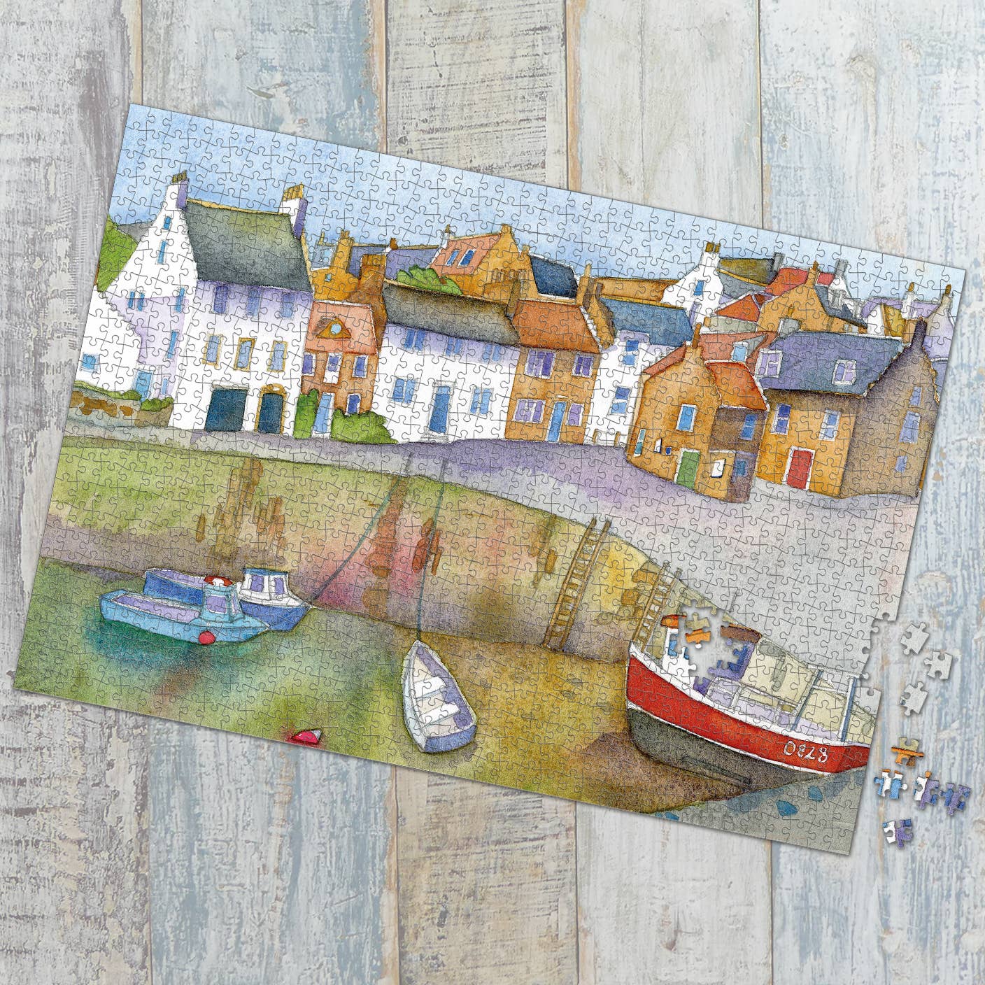 Emma Ball Ltd - Wholesale Puzzle - Adult - Calm Harbour 1000 Piece Boxed Jigsaw1