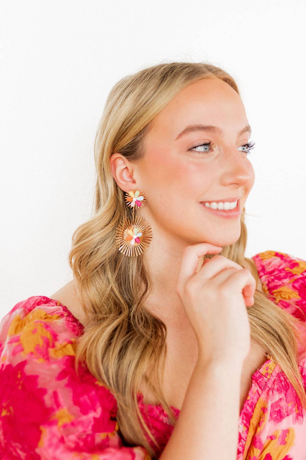 LINNY CO - Wholesale Dangle Earrings - Fiona Statement Earrings - Multi3