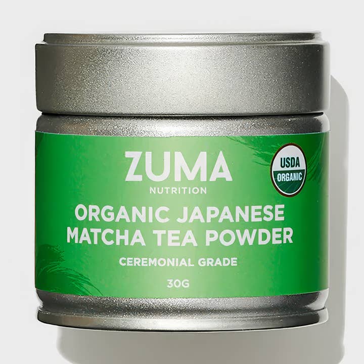 Poudre de thé matcha japonais biologique pour la vente par Zuma Nutrition