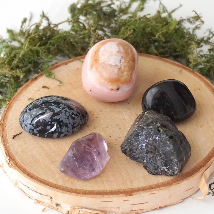 Anti-stress kristallgåva, semesterpaket, julklappstips för wholesale av Raw Stone Elegance