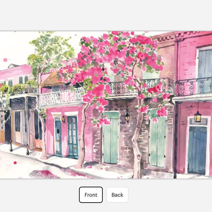 Cartes postales "Nid-de-poule rose" pour la vente par Lyla Clayre Studio