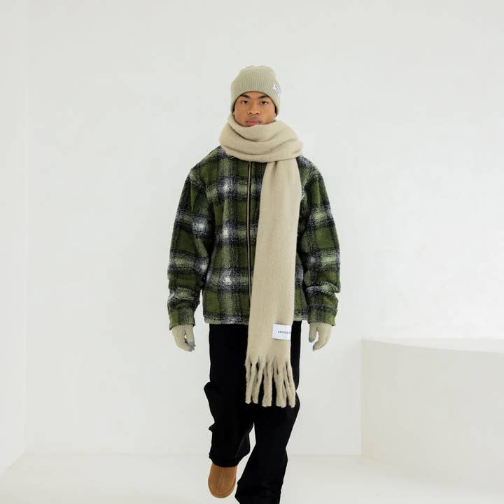 ARCTIC FOX & CO. - Wholesale Sjaal - Uniseks - De Reykjavik Sjaal - 100% Gerecycled - Arctisch Grijs6