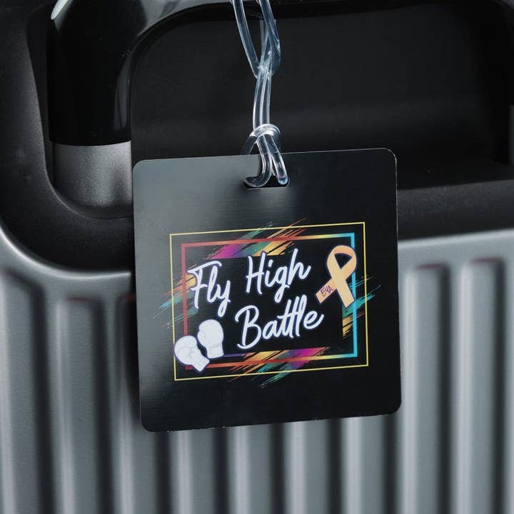 Custom Square Plastic Luggage Tags for Travel for wholesale by GSJJ