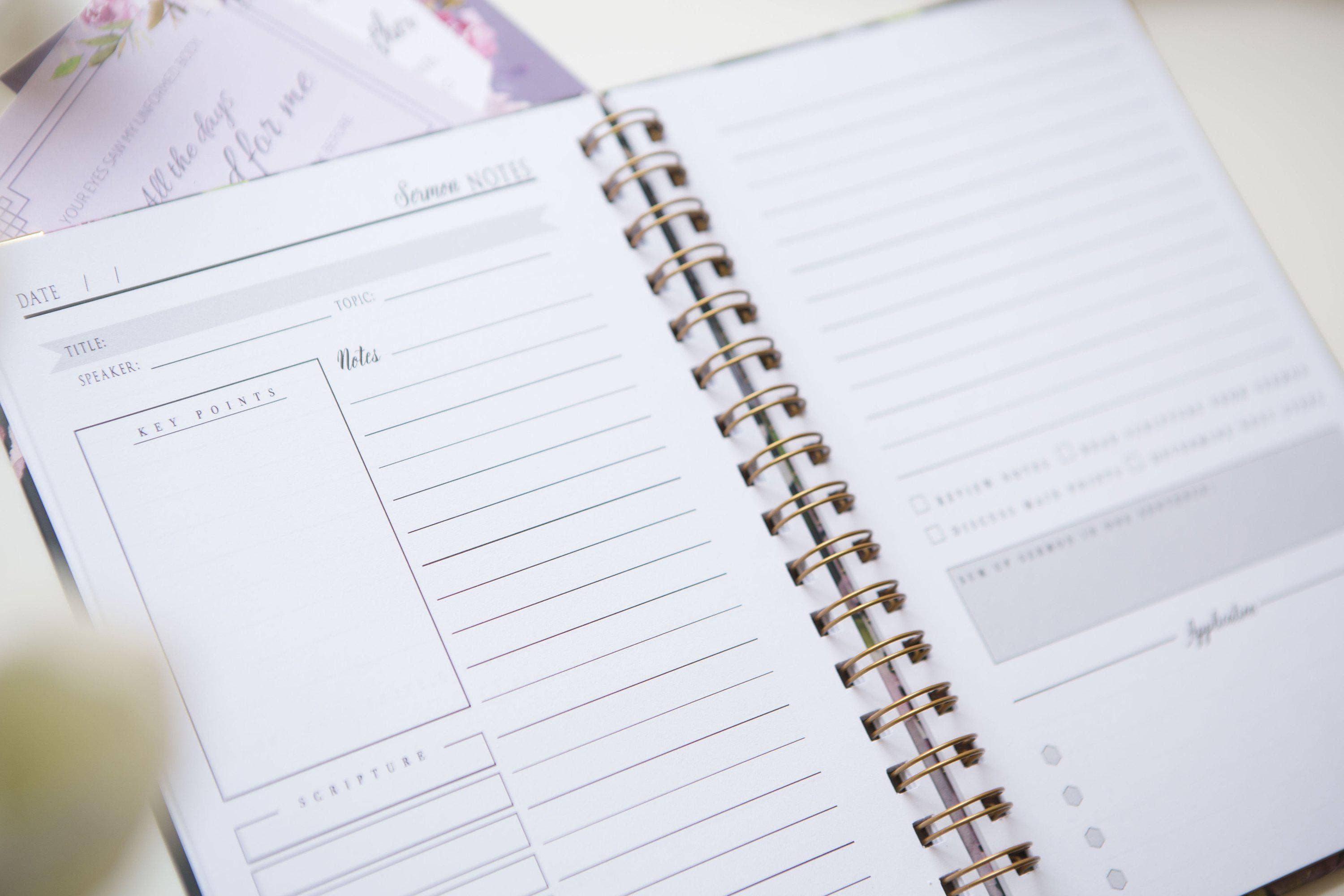 Chosen & Cherished - Wholesale Journal/Diary - Sermon Notes Journal | Sermon Notebook5