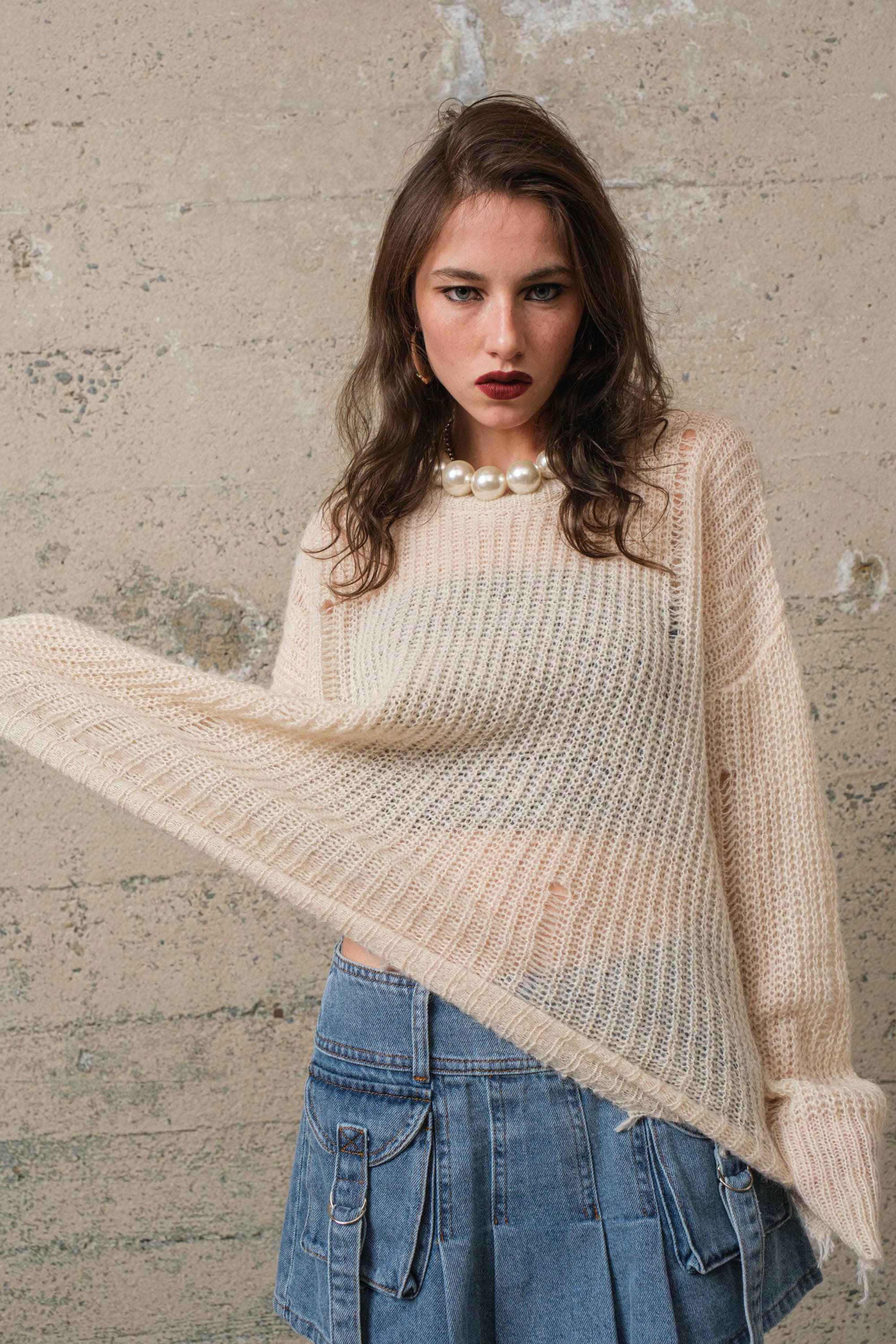 Signature 8 - Vente Pull en maille – femme - PULL VIEILLI S622213