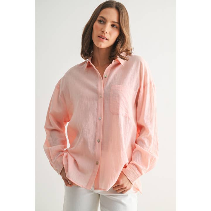 SKJORTA MED KNAPPAR OCH FICKDETALJER för wholesale av FUN2FUN