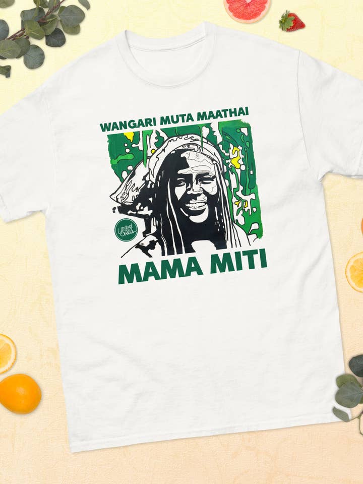 Wangari Muta Maathai | A t-shirt essencial unissexo 100% algodão por atacado de UNITED SOULS