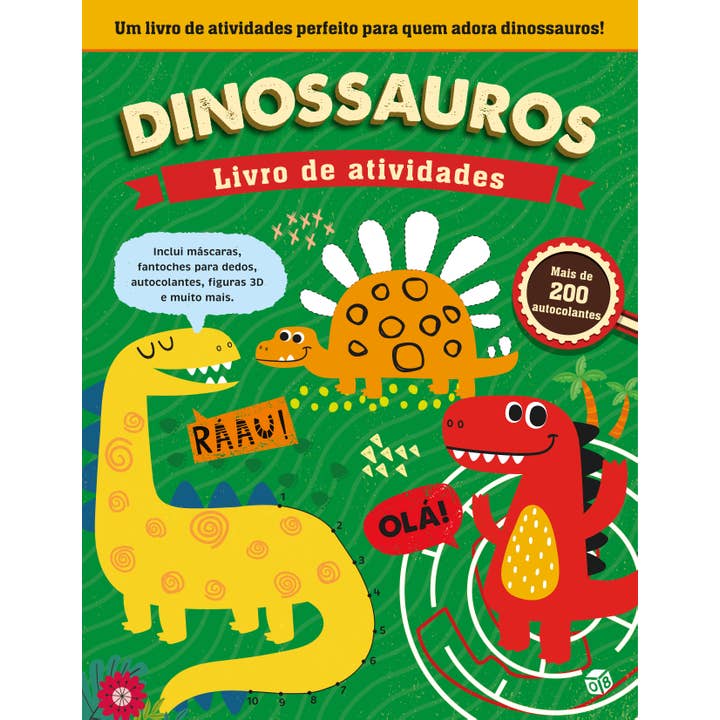 Dinosaurer: Aktivitetsbog for børn for engroshandel hos Zero a Oito