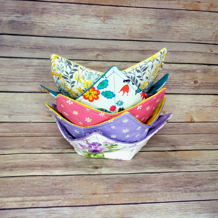 Burpie Bibs Boutique - Vente Gants de cuisine/maniques - Bol de printemps douillet | Dessous de plat floral | Fleur Fleurs Abeille Abeilles28