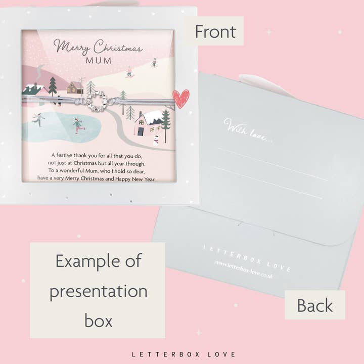 Letterbox Love Bracelets - Wholesale Charm/dangle bracelet - Magical Christmas Snowflake Bracelet | Secret Santa Gift3