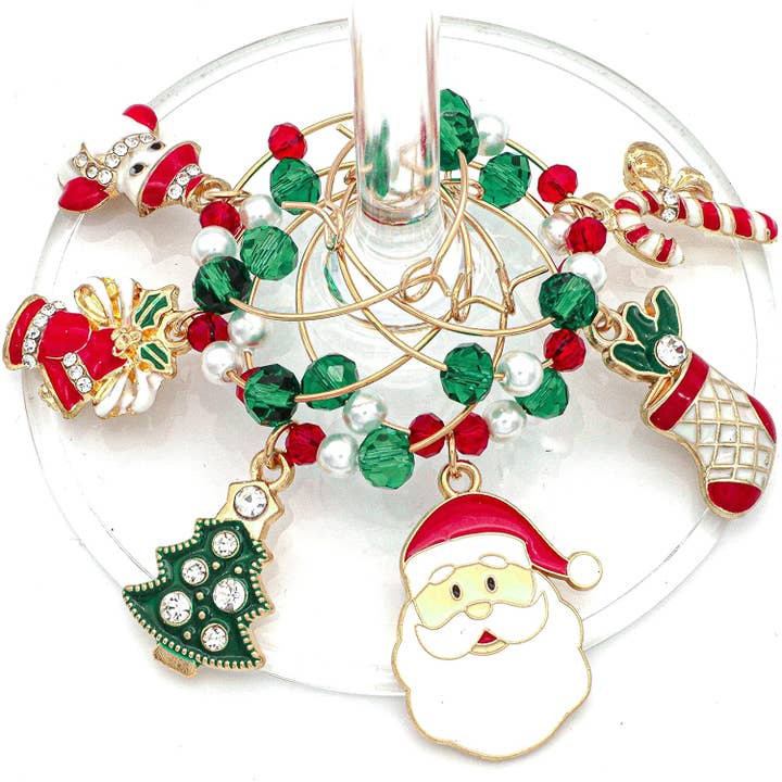 Serendipity - Wholesale Wine Charm - Christmas Wine Charms | Holiday Cheer2
