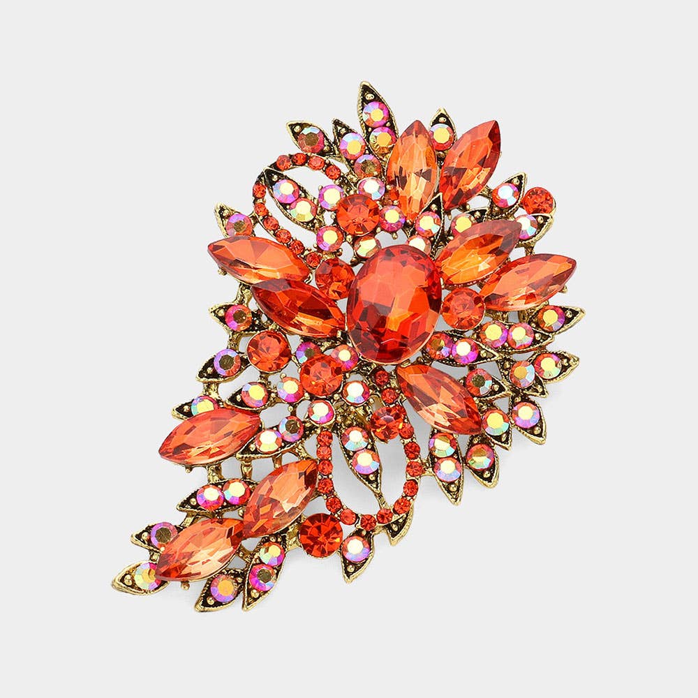 Sensibling Corp. - Wholesale Brooch - Crystal Bouquet Pin Brooch / Pendant3