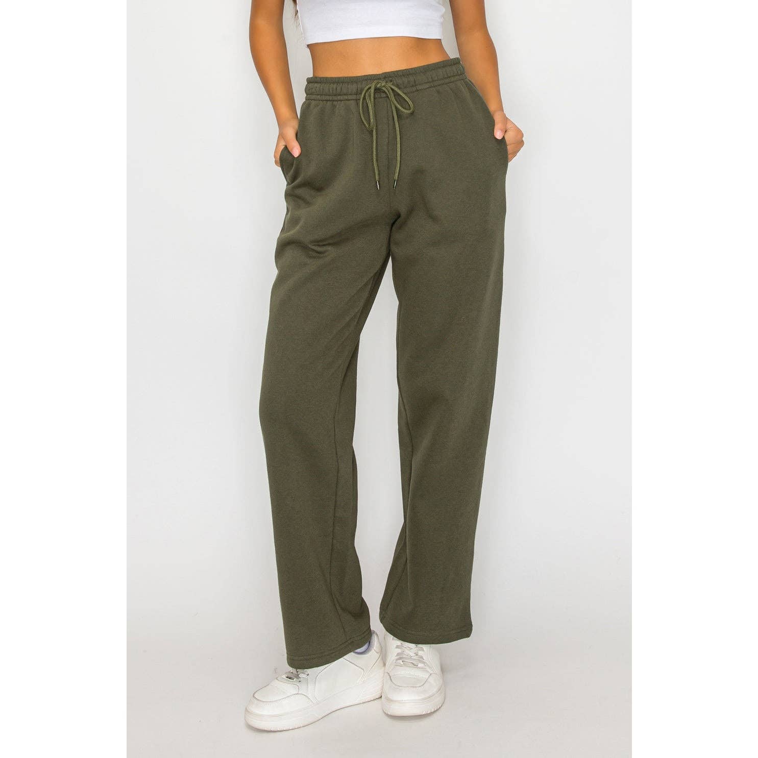 UP CLOTHING - Wholesale Athletic Sweatpants/Joggers - Women's - Straight Leg Fleece Sweatpants17