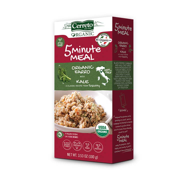 Organic Italian Spelt with Kale for wholesale by In Tavola Corp