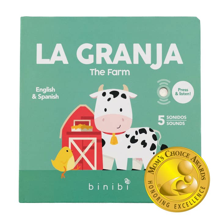 La Granja Bilingual Sound Book: Farm Animal Sounds for wholesale by Binibi