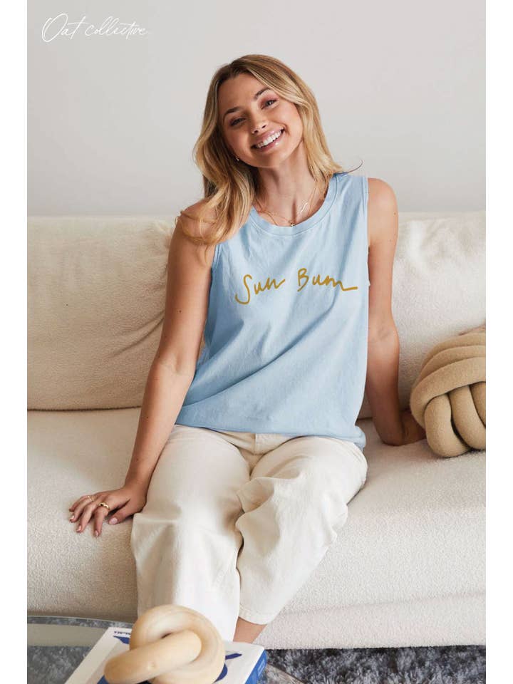 OAT COLLECTIVE - Wholesale Tank Top - Women's - SUN BUM Mineral Graphic Tank Top
