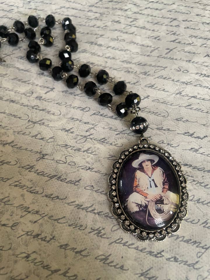 Vera the Glam Cowgirl Necklace for wholesale by Savannah Hoffman Designs Artisan Jewelry