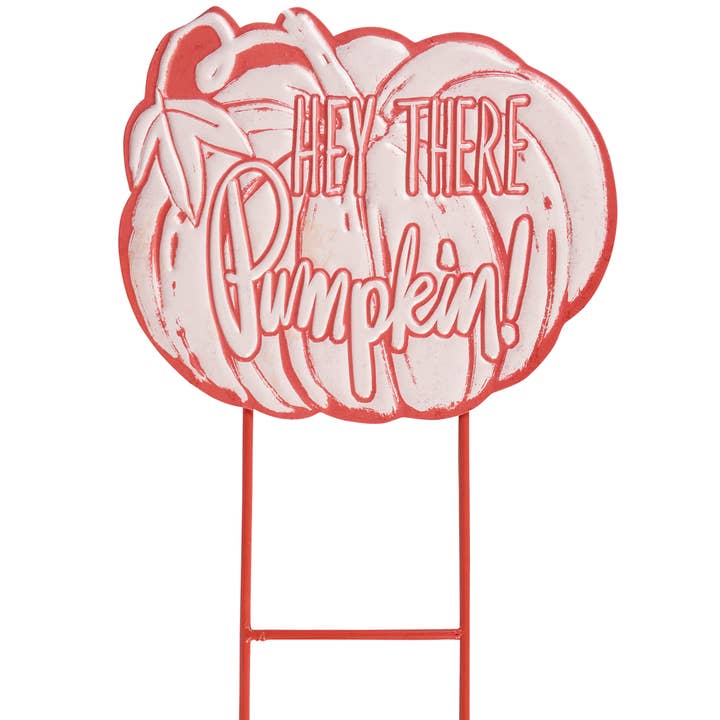 Hey There Pumpkin Stake for wholesale by Primitives by Kathy
