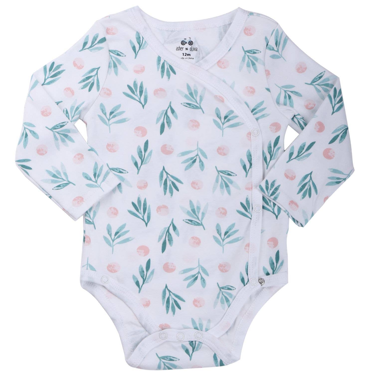 Asher and Olivia - Wholesale Bodysuit (Non-Footed) - Baby - 3 PC Kimono Bodysuit Set3