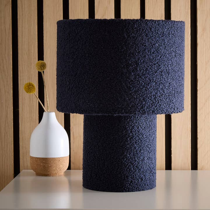Teddy Bear Velvet Table Lamp in Red, Yellow or Navy Colour Options, Suitable for Bedside Tables, Console Tables or Side Tables for wholesale by K LIVING