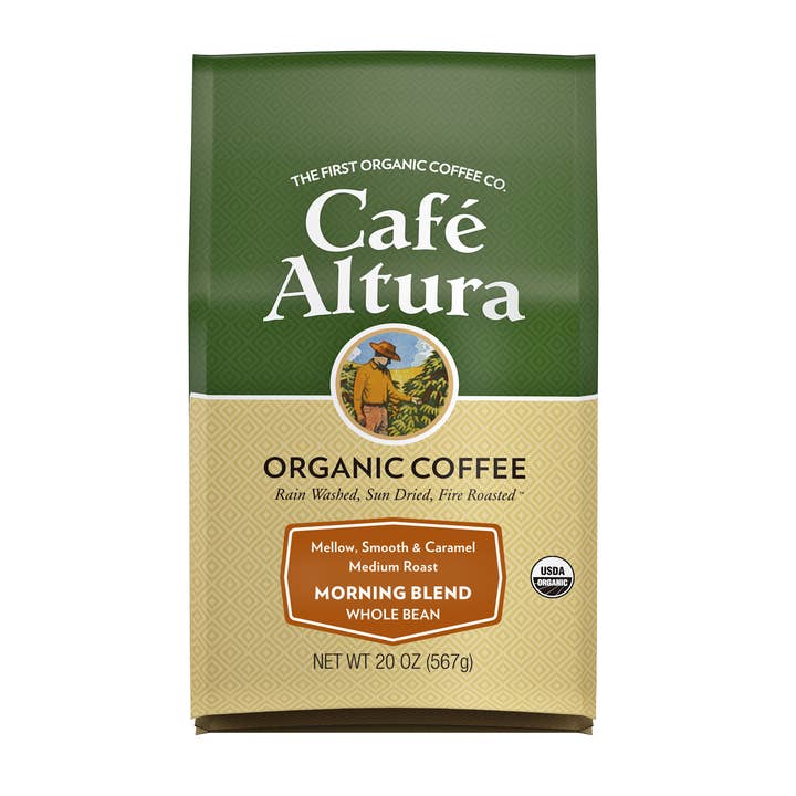 Saco de 20 onças Café Altura Organic - Mistura matinal por atacado de Cafe Altura