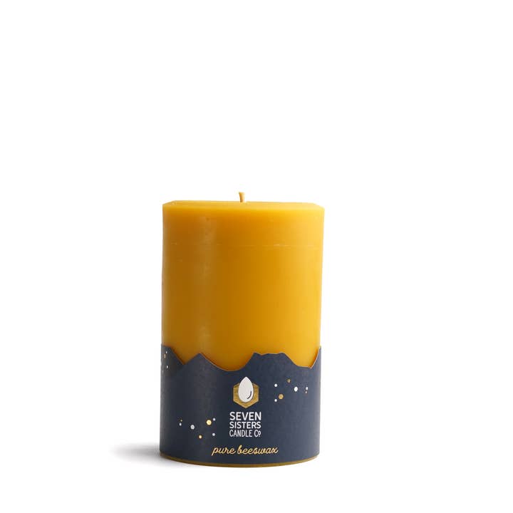 Made For Good - Wholesale Pillar candle - 10cm Pure Beeswax Pillar Candle1