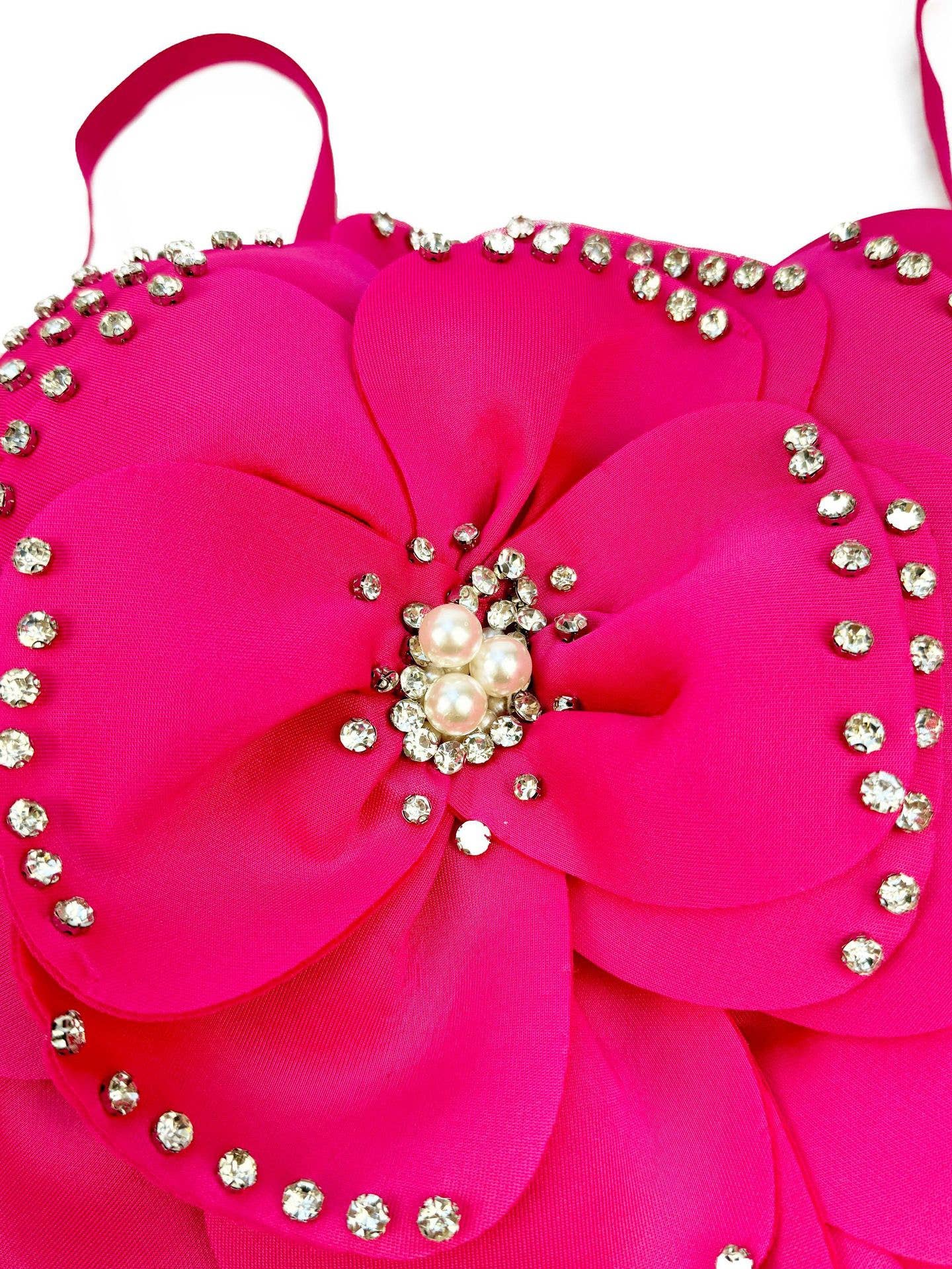 Productseeker - Wholesale Corset - Women's - VE008 Elegant Multi-Layer Beaded Floral Herringbone Bra5