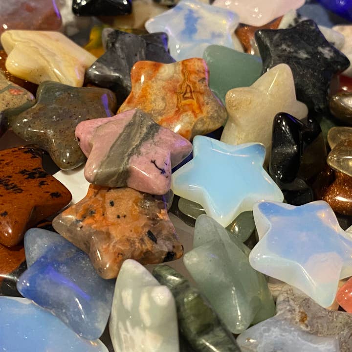 Wax Apothecary - Wholesale Spiritual Stone/Crystal - ⭐️ Crystal Mini Star Stone Assortment ⭐️7