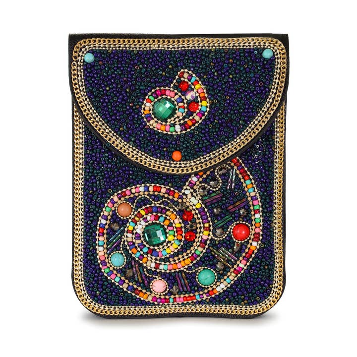 22 Tote - Vendita all'ingrosso Borsa a tracolla - Donna - Borsa a tracolla per cellulare in pelle vegana con perline14