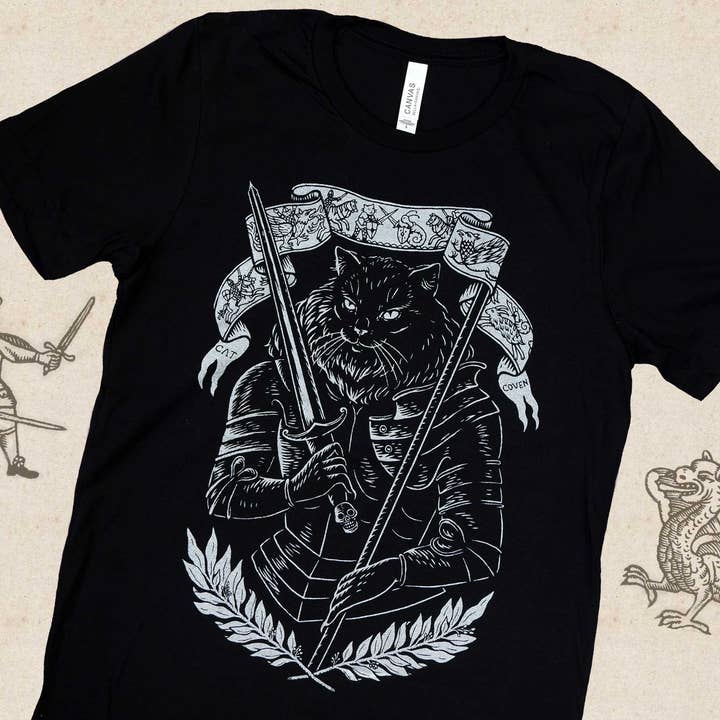 Victory - Screen printed T-shirt for wholesale by Cat Coven