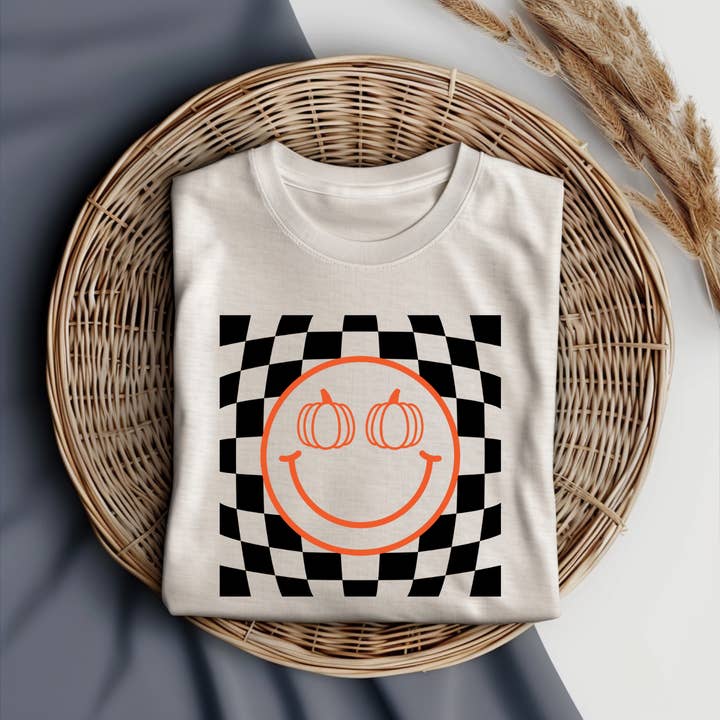 Body de calabaza a cuadros y camisetas para venta al por mayor de Ivory Soul