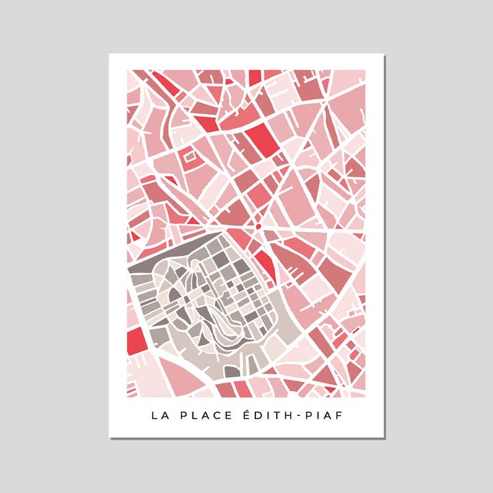 Faraway Places Paper - Wholesale Postcard Set - Paris Neighborhood Print Postcards - Set of 1411