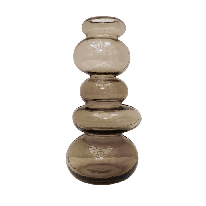 Zen gm amber vase L11 D10.5 H23,5cm for wholesale on Faire