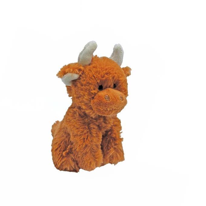 Jomanda US - Wholesale Stuffed/Plush Toy - Kids & Baby - Mini Highland Cow Brown Premium Soft Plush Toy0