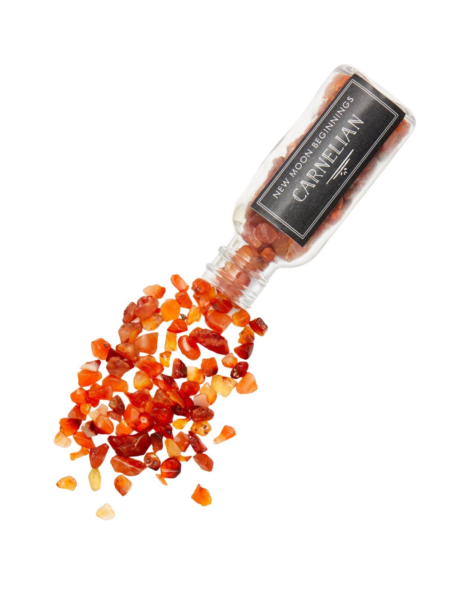 New Moon Beginnings - Wholesale Spiritual Stone/Crystal - Natural Gemstone Chips in a Bottle -70 stone types available45