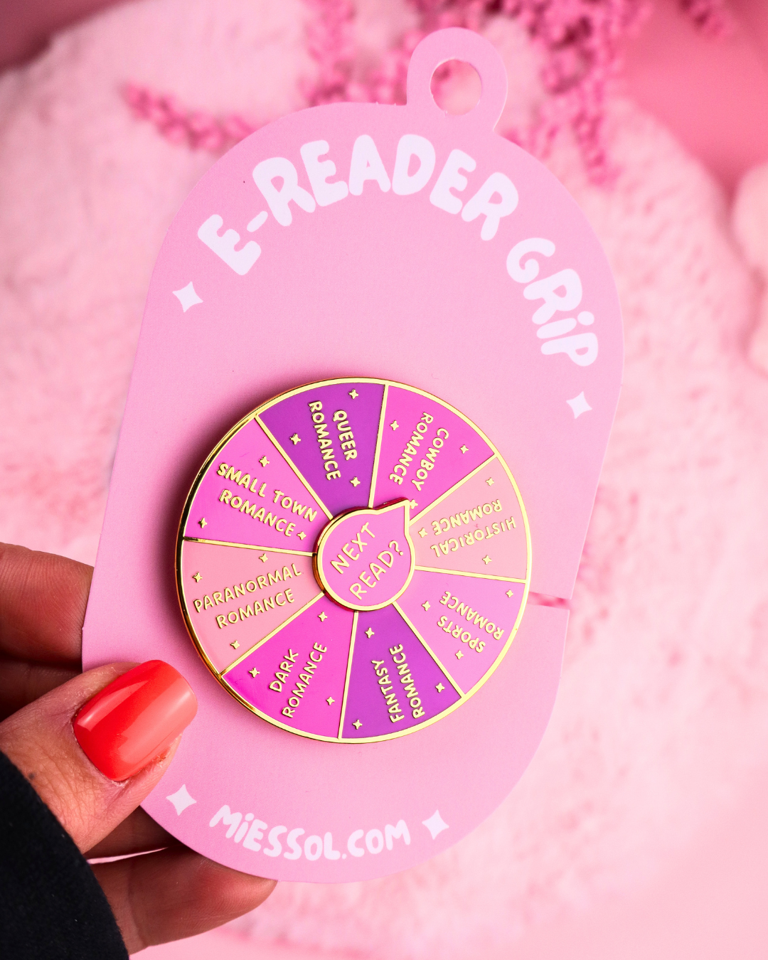 Miessol - Wholesale Book Holder - MagSafe Kindle/E-reader Wheel of Romance Books2