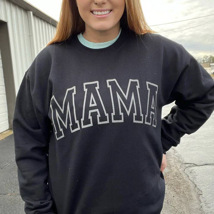 Southern Chic – Engroshandel Grafisk Sweatshirt - Dame – Mama Puff Sweatshirt