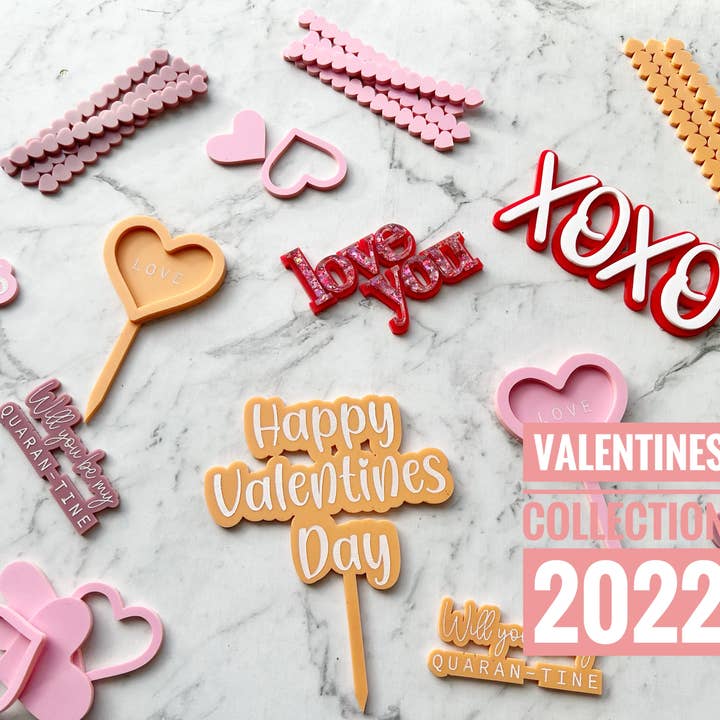 Love you cake plaque for wholesale by Lavender Co Creative