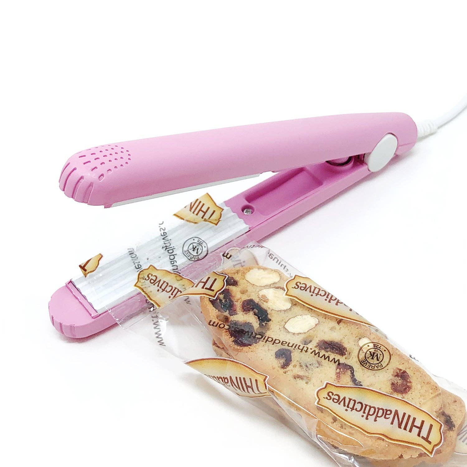 Wrapables.com - Vente Ustensile/gadget de cuisine - Scelleuse portative pour sacs alimentaires Wrapables pour rangement hermétique0