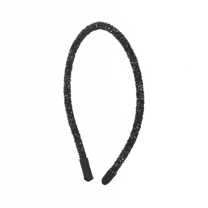 Love Forever Head Band - Charcoal for wholesale by SARAH J CURTIS