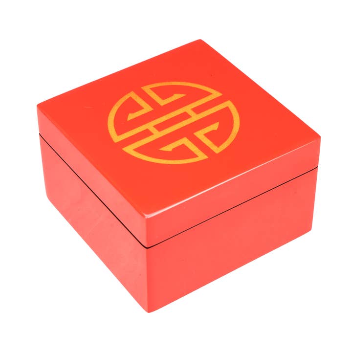 Longevity - Square Hinged Box for wholesale by Pacific Connections