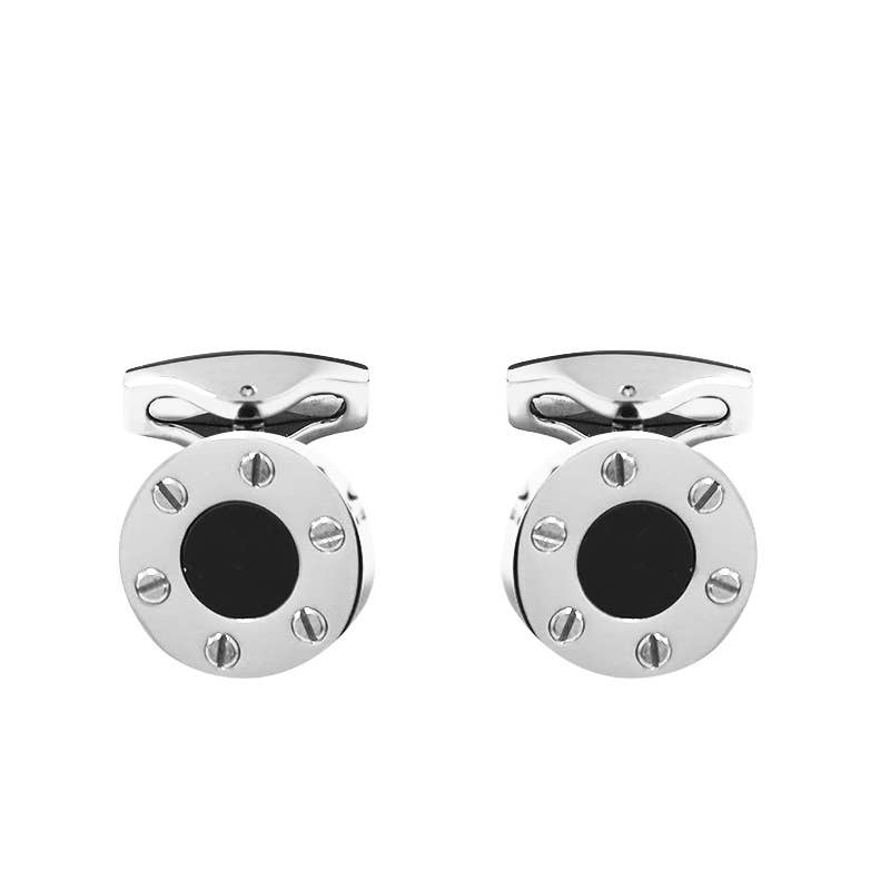 AMORINO SRL – Engroshandel Manchetknapper/skjorte - Herre – RUNDE MANCHETKNAPPER MED SKRUHOVEDER - RD241112B5610