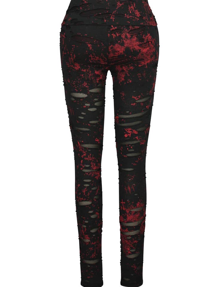 CHIC STAR – wholesale Sport-/loungeleggings – Dam – Chic Star Ripped Yoga Leggings I Gul 062124